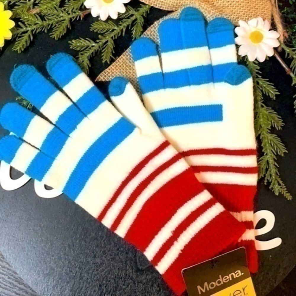 New touchscreen friendly mitten gloves